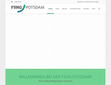 Tablet Screenshot of fshg-potsdam.de